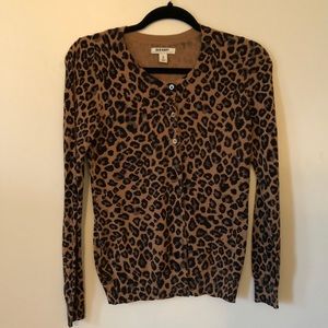 Old Navy Cheetah Print Cardigan